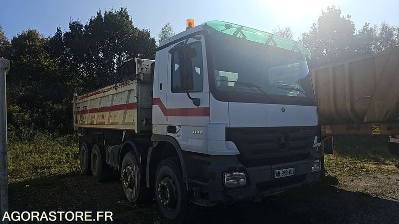 PORTEUR BENNE MERCEDES ACTROS - 2004 - 851170KM -  AW968WL - Tipper: picture 3 PORTEUR BENNE MERCEDES ACTROS - 2004 - 851170KM -  AW968WL - Tipper: picture 3