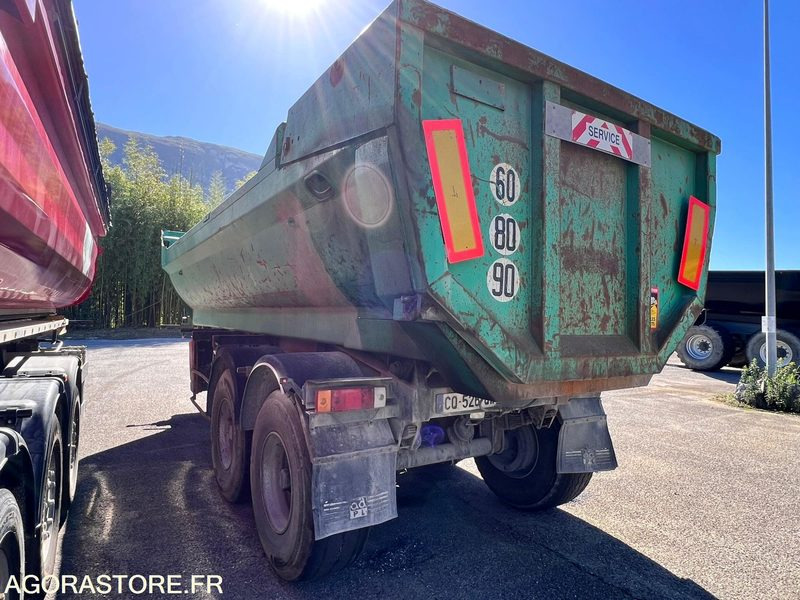 Semi remorque benne 2 essieux Metaco - Année 2001 - Tipper semi-trailer: picture 5 Semi remorque benne 2 essieux Metaco - Année 2001 - Tipper semi-trailer: picture 5