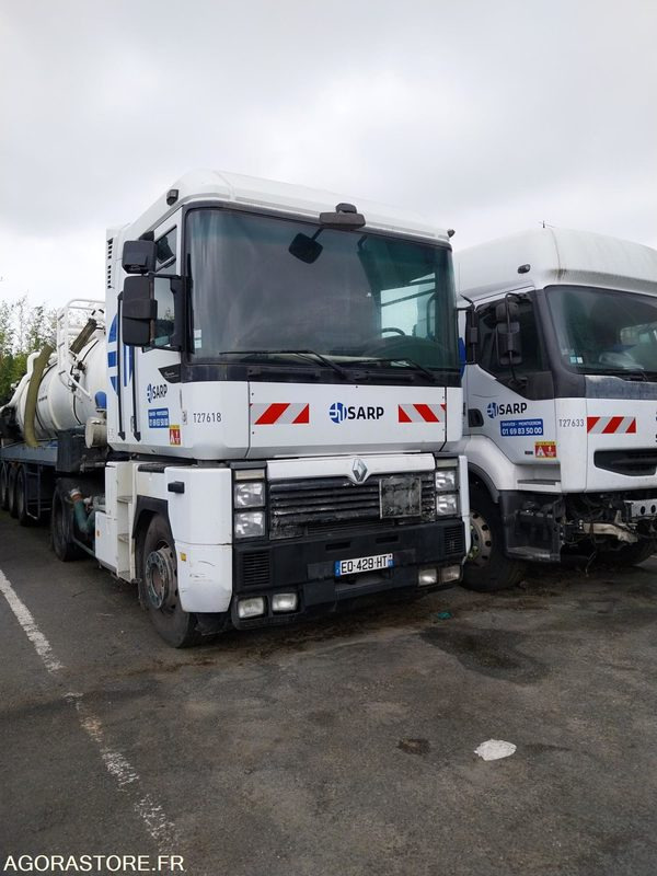 TRACTEUR RENAULT AE390 ADR POMPE 1998 821393KM ROULANT - Tractor unit: picture 1 TRACTEUR RENAULT AE390 ADR POMPE 1998 821393KM ROULANT - Tractor unit: picture 1