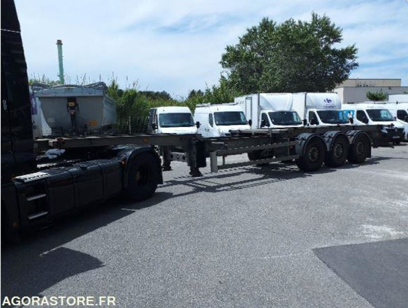 PORTE CONTAINERS 3 ESSIEUX - SAMRO - 2013 - 137358 km - Trailer: picture 3 PORTE CONTAINERS 3 ESSIEUX - SAMRO - 2013 - 137358 km - Trailer: picture 3