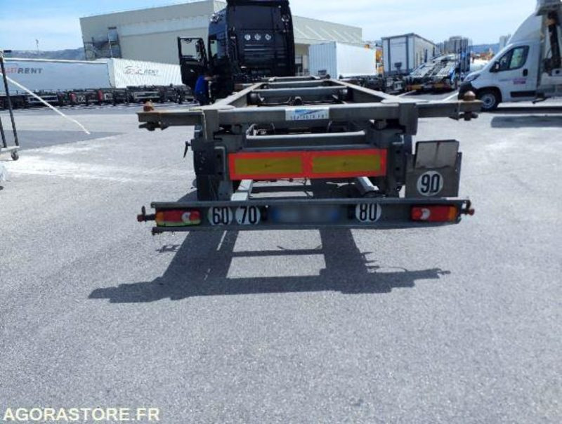 PORTE CONTAINERS 3 ESSIEUX - SAMRO - 2013 - 137358 km - Trailer: picture 4 PORTE CONTAINERS 3 ESSIEUX - SAMRO - 2013 - 137358 km - Trailer: picture 4