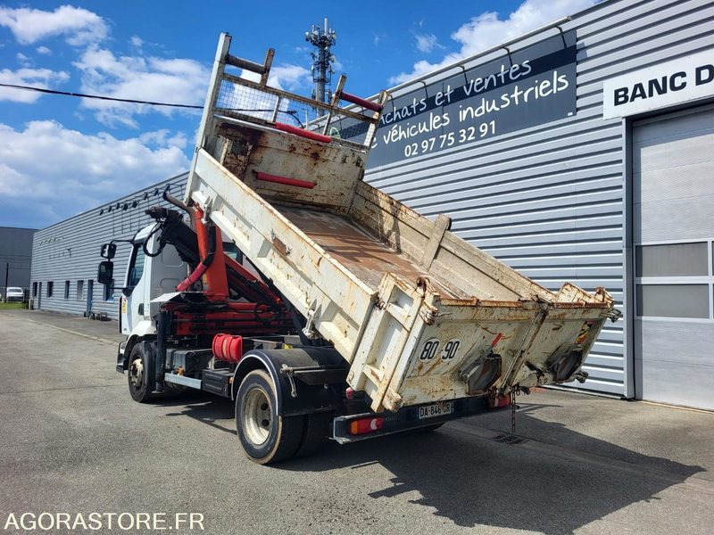 RENAULT MIDLUM 220 DXI - GRUE PALFINGER PK 10000 - BENNE - 2007 - 480000 KM - Truck: picture 5 RENAULT MIDLUM 220 DXI - GRUE PALFINGER PK 10000 - BENNE - 2007 - 480000 KM - Truck: picture 5