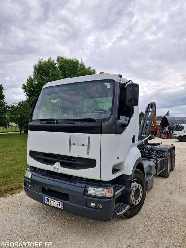 RENAULT PREMIUM ampliroll 400 DCI remorquant avec bras GUIMA - Truck: picture 1 RENAULT PREMIUM ampliroll 400 DCI remorquant avec bras GUIMA - Truck: picture 1