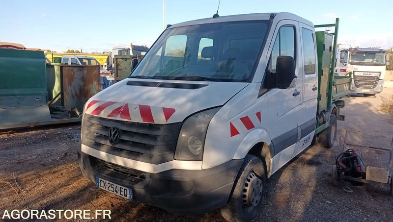 Wolkswagen Crafter benne double cabine - 2013 - CX-254-EQ - Tipper van: picture 1 Wolkswagen Crafter benne double cabine - 2013 - CX-254-EQ - Tipper van: picture 1