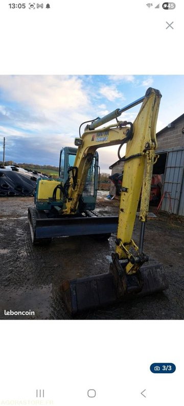 Yanmar b50 PELLE 5T5 - Excavator: picture 3 Yanmar b50 PELLE 5T5 - Excavator: picture 3