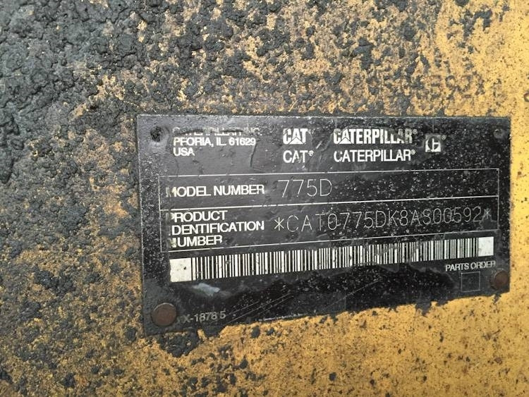 CAT 775 D - Rigid dumper/ Rock truck: picture 4 CAT 775 D - Rigid dumper/ Rock truck: picture 4