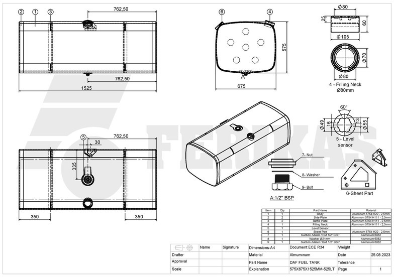 New Fuel tank for Truck DAF: picture 10
