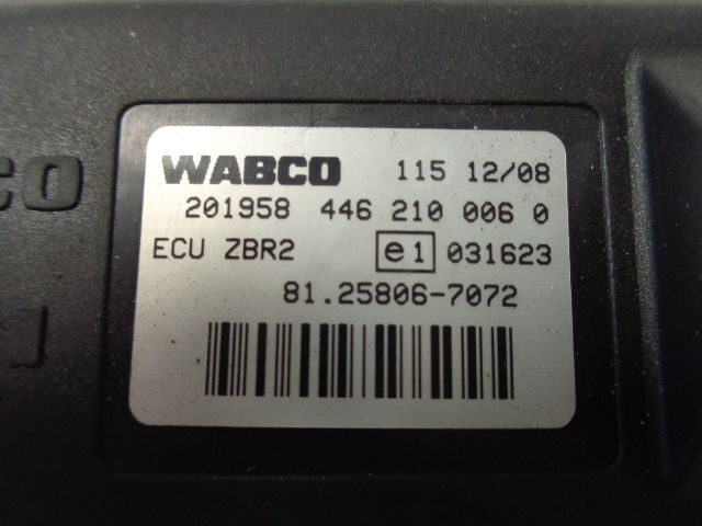 MAN ECU ZBR2 81258067072 WABCO - ECU for Truck: picture 3 MAN ECU ZBR2 81258067072 WABCO - ECU for Truck: picture 3