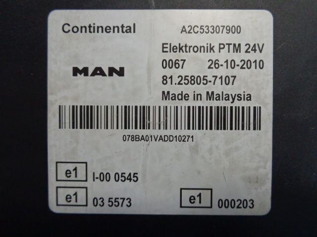 MAN PTM (WORLDWIDE DELIVERY) - ECU for Truck: picture 2 MAN PTM (WORLDWIDE DELIVERY) - ECU for Truck: picture 2