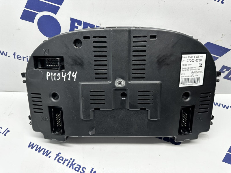 MAN instrument cluster, dashboard - Dashboard for Truck: picture 2 MAN instrument cluster, dashboard - Dashboard for Truck: picture 2