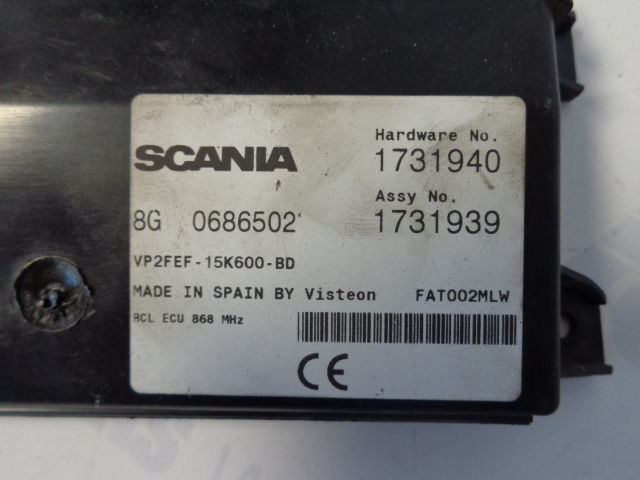 Scania control unit 1731940, 1731939, 0686502, 1728357, 1728359 "WORLDW - ECU for Truck: picture 4 Scania control unit 1731940, 1731939, 0686502, 1728357, 1728359 "WORLDW - ECU for Truck: picture 4