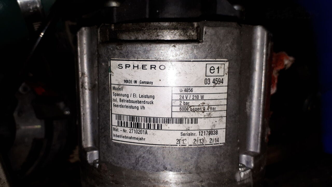 Scania Sphero U4856 Scania Omni Link - Coolant pump for Bus: picture 5 Scania Sphero U4856 Scania Omni Link - Coolant pump for Bus: picture 5