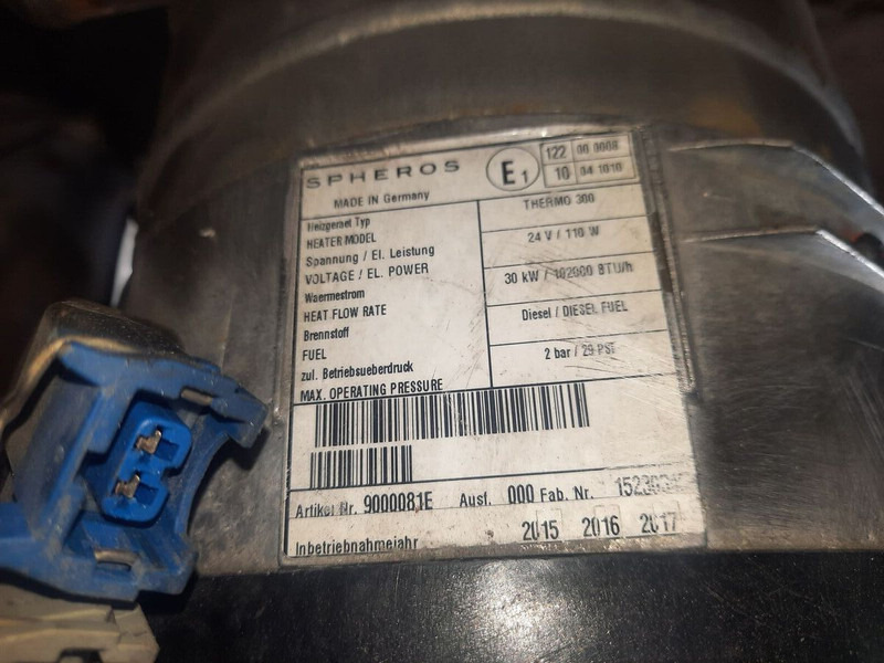 Scania Spheros Thermo 300 - Heating/ Ventilation: picture 4 Scania Spheros Thermo 300 - Heating/ Ventilation: picture 4