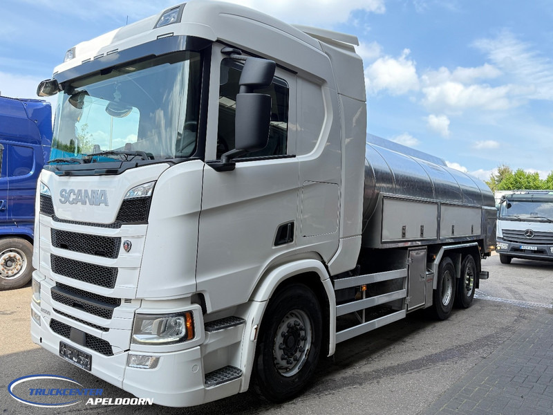 Scania R500 NGS 15000 Liter, Retarder, Stuuras, RVS tank - melk - water - Tanker truck: picture 2 Scania R500 NGS 15000 Liter, Retarder, Stuuras, RVS tank - melk - water - Tanker truck: picture 2