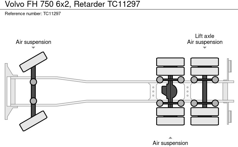 Volvo FH 750 6x2, Retarder - Tipper: picture 3 Volvo FH 750 6x2, Retarder - Tipper: picture 3