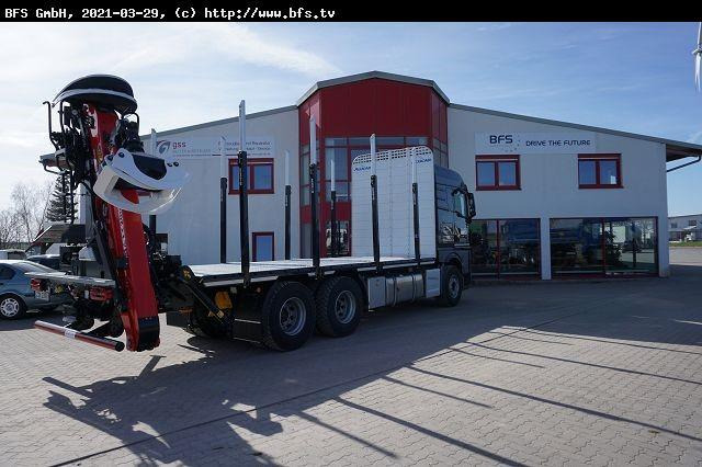 MAN TGX (TG3) 26.510 6x4 BL TG3, Plateau Aufbau - Timber truck: picture 4 MAN TGX (TG3) 26.510 6x4 BL TG3, Plateau Aufbau - Timber truck: picture 4