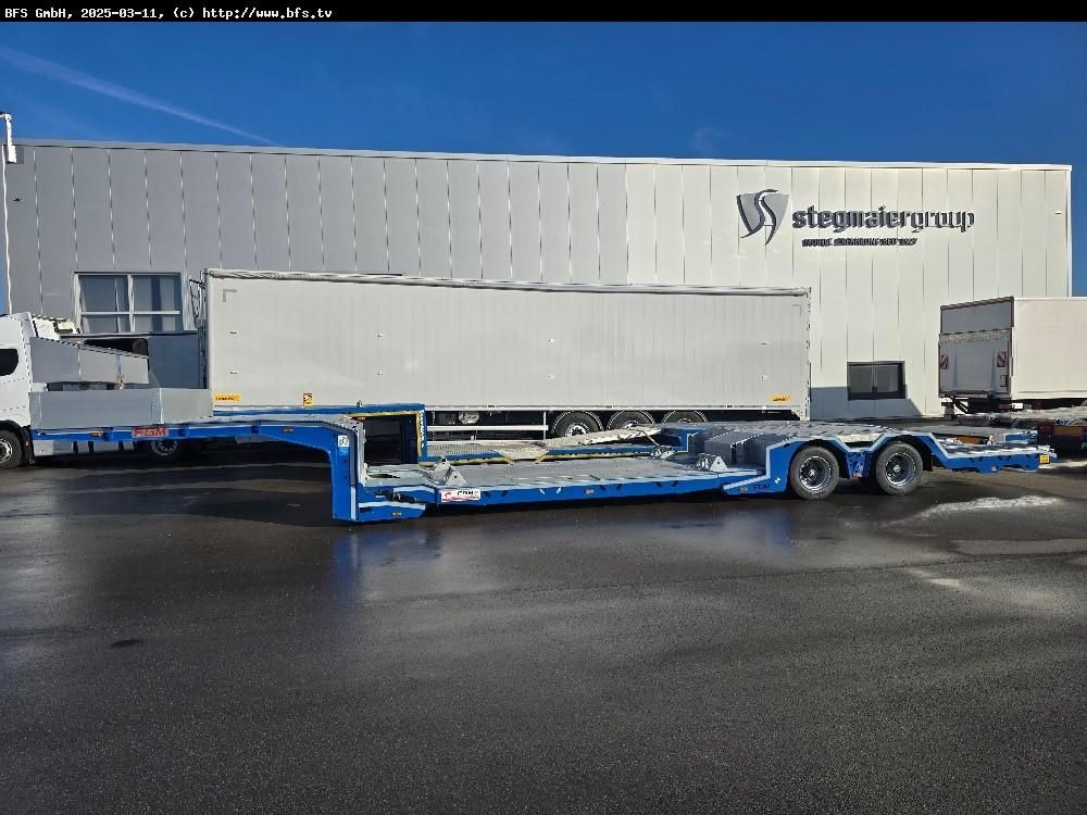 Semi Trailer 26 FGM 2-Achs Tieflader - Low loader semi-trailer: picture 1 Semi Trailer 26 FGM 2-Achs Tieflader - Low loader semi-trailer: picture 1