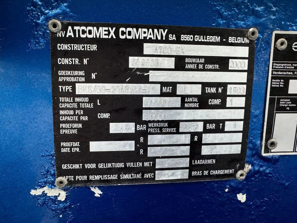 Atcomex 13 UNITS - 3 AXLE KIPPER BULK 1 COMP. 60  leasing Atcomex 13 UNITS - 3 AXLE KIPPER BULK 1 COMP. 60: picture 8