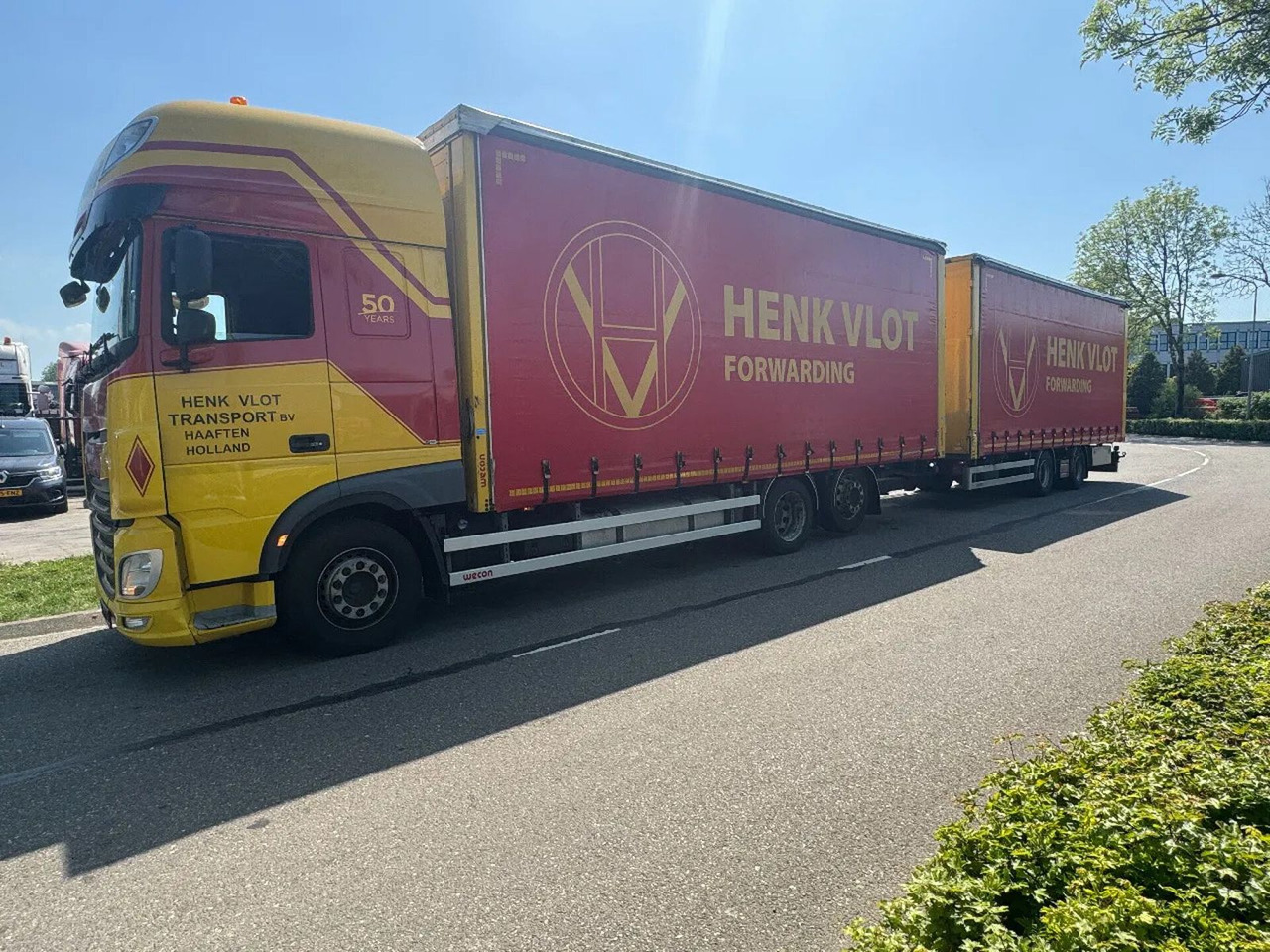 DAF XF 480 6X2 JUMBO + WECON HANGER SLIDING ROOF + T - Curtain side truck: picture 4 DAF XF 480 6X2 JUMBO + WECON HANGER SLIDING ROOF + T - Curtain side truck: picture 4