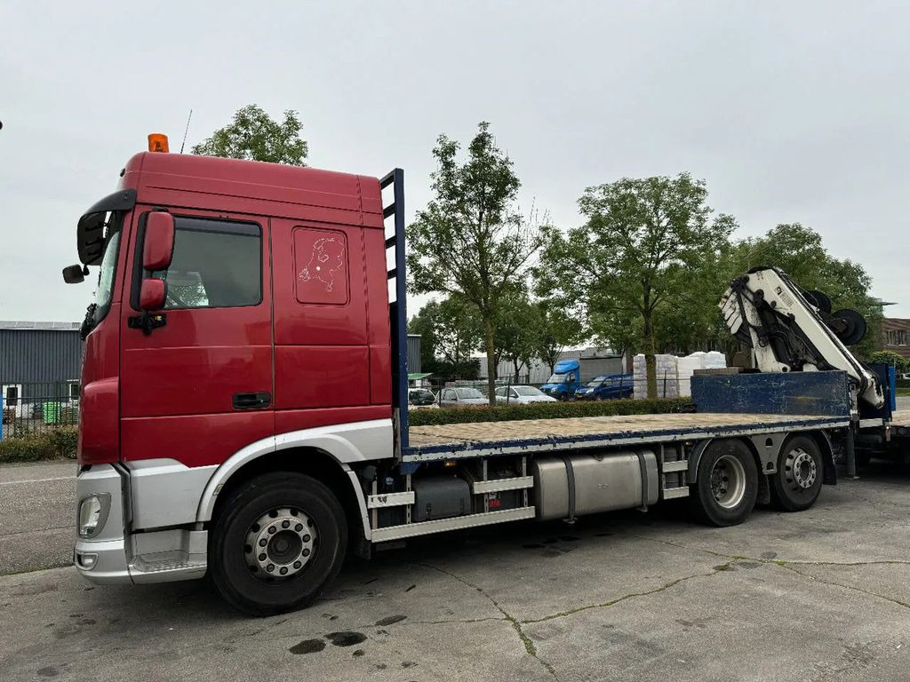 Crane truck, Dropside/ Flatbed truck DAF XF 510 6X2 EURO 6 + HIAB 166 HI PRO + REMOTE CON: picture 8
