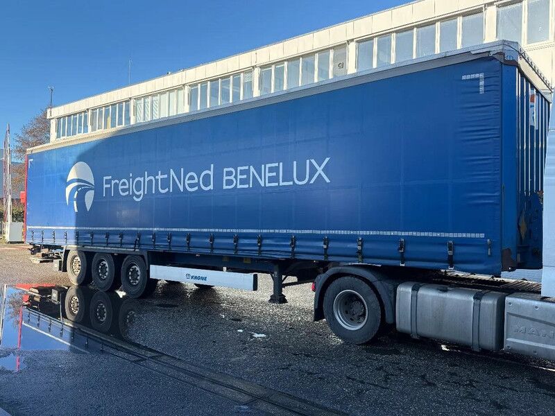 Krone SD 3 AXLE + SLIDING ROOF + DHOLLANDIA LIFT - Curtainsider semi-trailer: picture 2 Krone SD 3 AXLE + SLIDING ROOF + DHOLLANDIA LIFT - Curtainsider semi-trailer: picture 2