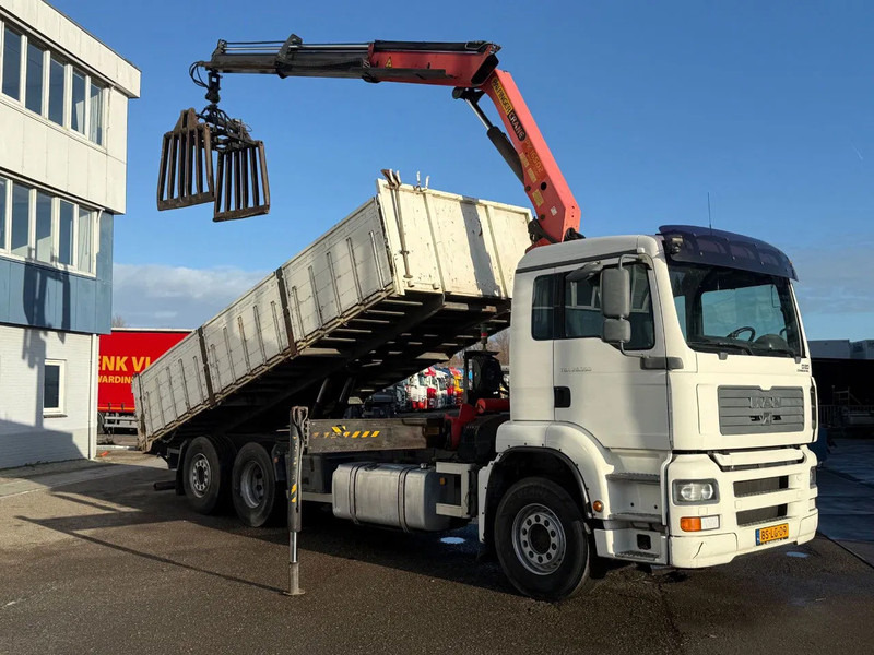 MAN TGA 26.350 6X2 KIPPER + PALFINGER PK16502 + REMOTE CONTROL - Crane truck: picture 1 MAN TGA 26.350 6X2 KIPPER + PALFINGER PK16502 + REMOTE CONTROL - Crane truck: picture 1
