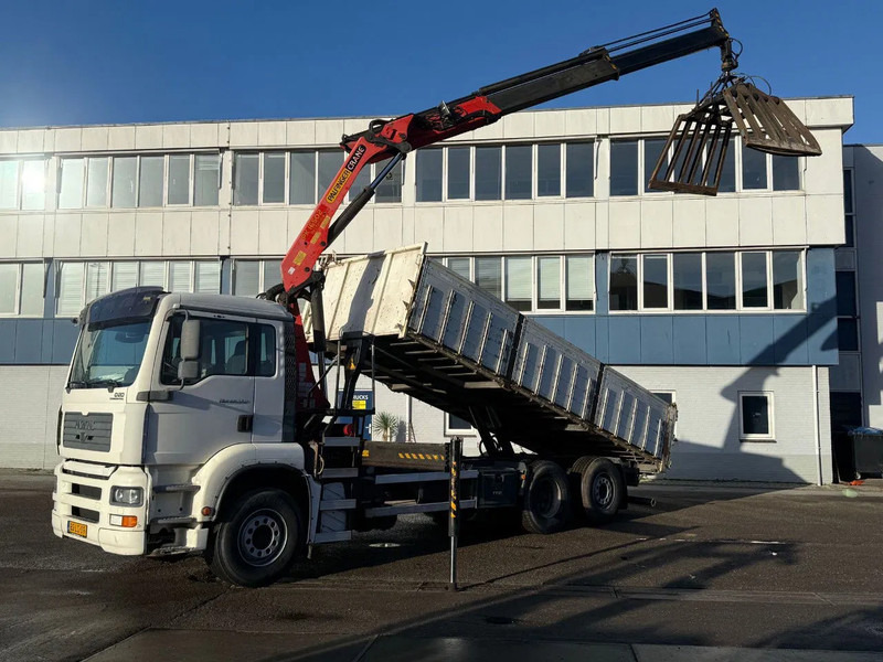 MAN TGA 26.350 6X2 KIPPER + PALFINGER PK16502 + REMOTE CONTROL - Crane truck: picture 4 MAN TGA 26.350 6X2 KIPPER + PALFINGER PK16502 + REMOTE CONTROL - Crane truck: picture 4
