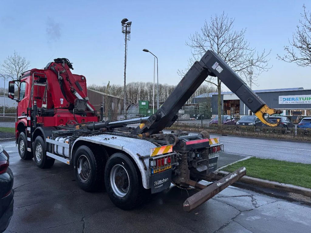 Hook lift truck, Crane truck Mercedes-Benz Arocs 4145 8X4 - HMF 2243-Z2 CRANE + REMOTE + HY: picture 15