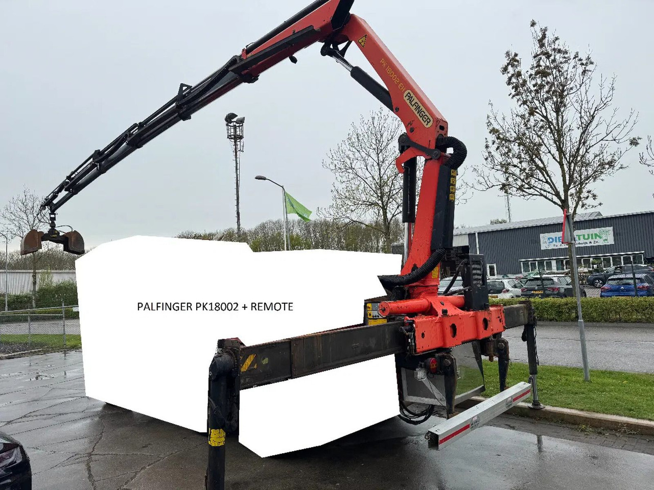 Palfinger PK 18002 + REMOTE + GRAPPLE + 5 HYDRAULIC EXTENT - Truck mounted crane: picture 4 Palfinger PK 18002 + REMOTE + GRAPPLE + 5 HYDRAULIC EXTENT - Truck mounted crane: picture 4