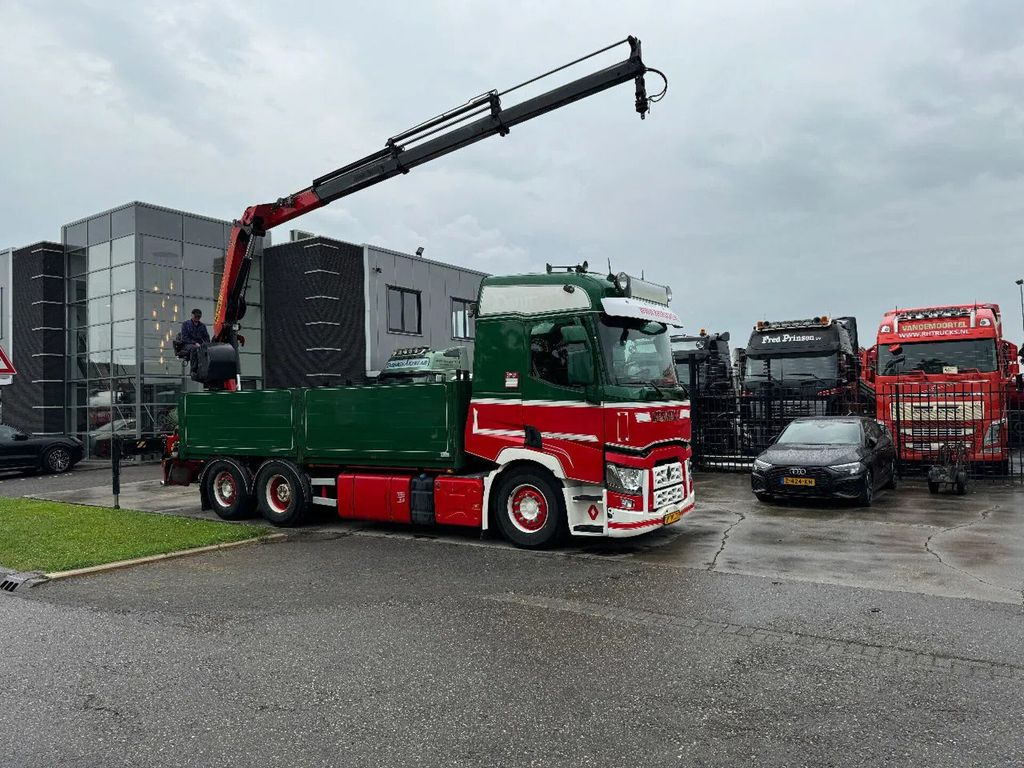 Renault T HIGH 520 6X2 EURO 6 + PALFINGER PK16002 ROTOR - Crane truck, Dropside/ Flatbed truck: picture 1 Renault T HIGH 520 6X2 EURO 6 + PALFINGER PK16002 ROTOR - Crane truck, Dropside/ Flatbed truck: picture 1