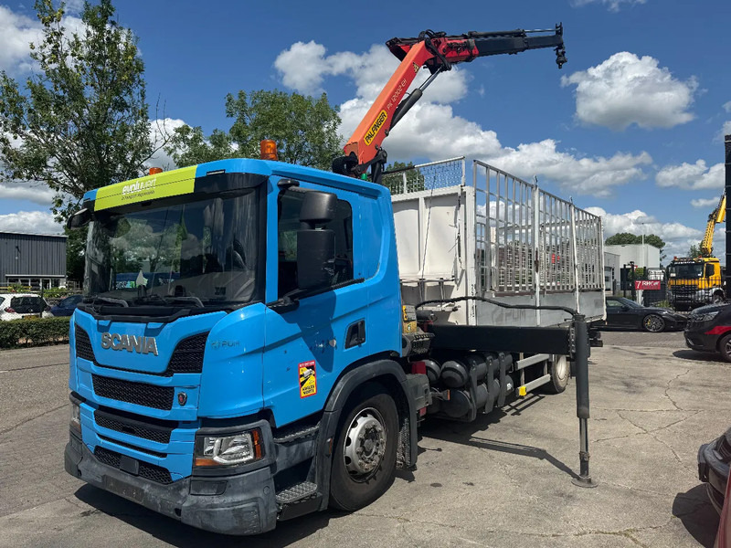Scania P280 4X2 EURO 6 PALFINGER PK12002 + REMOTE CONTROL - Dropside/ Flatbed truck, Crane truck: picture 2 Scania P280 4X2 EURO 6 PALFINGER PK12002 + REMOTE CONTROL - Dropside/ Flatbed truck, Crane truck: picture 2