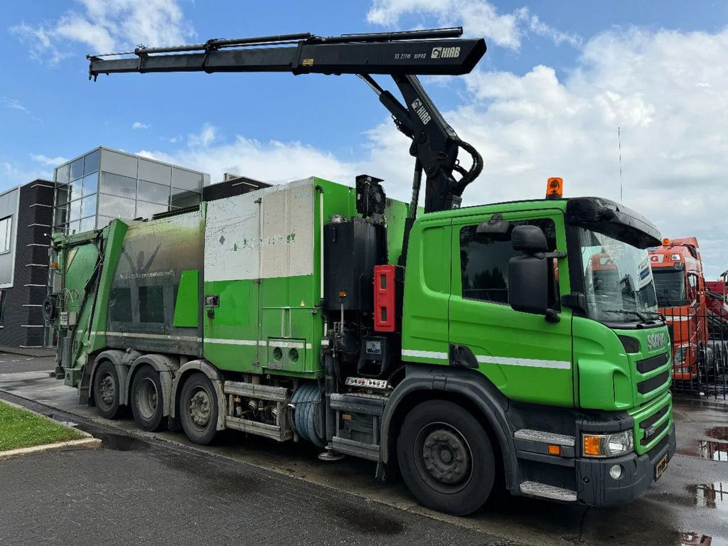 Scania P360 8X2 - HIAB 211BW-3 + FAUN VARIOPRESS - ONLY - Crane truck, Garbage truck: picture 1 Scania P360 8X2 - HIAB 211BW-3 + FAUN VARIOPRESS - ONLY - Crane truck, Garbage truck: picture 1