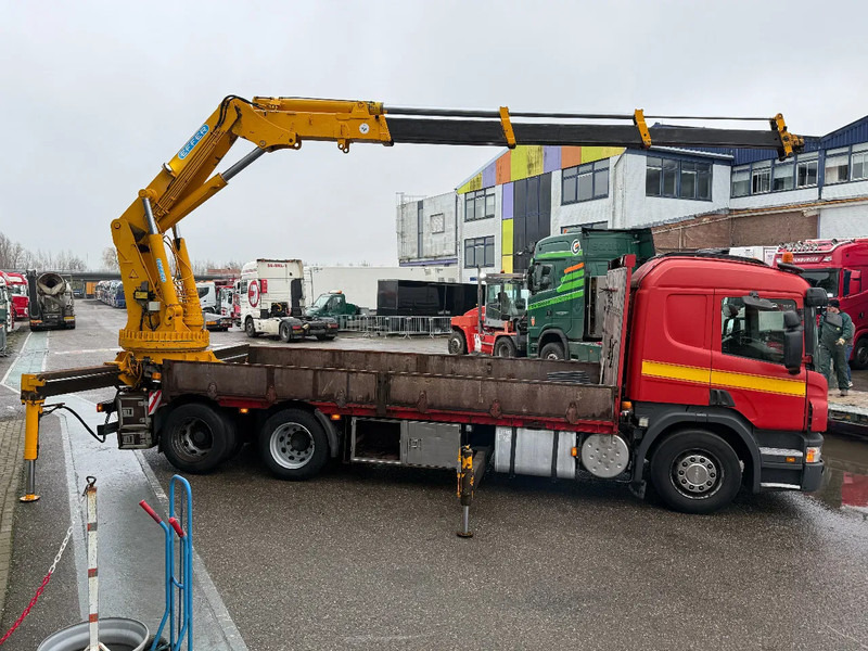 Scania P380 6X2 + FASSI 43 TON/M + REMOTE CONTROL - Dropside/ Flatbed truck, Crane truck: picture 2 Scania P380 6X2 + FASSI 43 TON/M + REMOTE CONTROL - Dropside/ Flatbed truck, Crane truck: picture 2