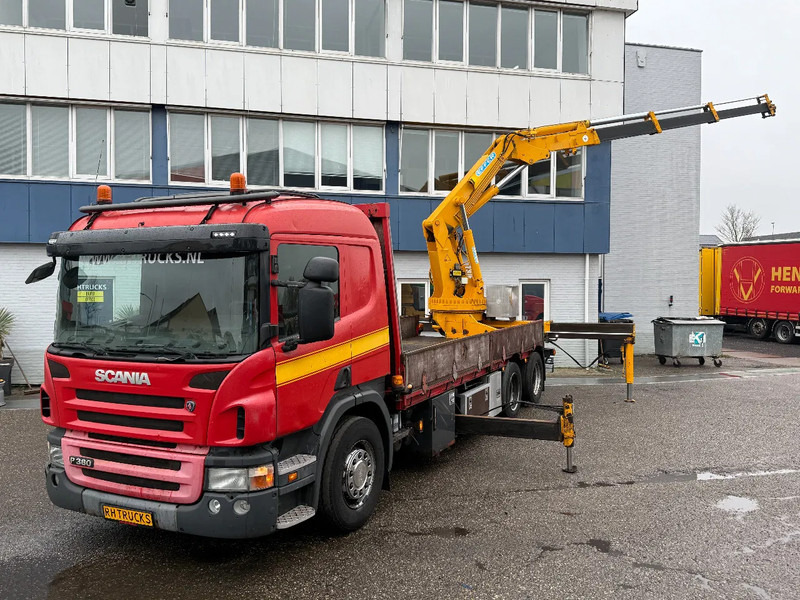 Scania P380 6X2 + FASSI 43 TON/M + REMOTE CONTROL - Dropside/ Flatbed truck, Crane truck: picture 3 Scania P380 6X2 + FASSI 43 TON/M + REMOTE CONTROL - Dropside/ Flatbed truck, Crane truck: picture 3