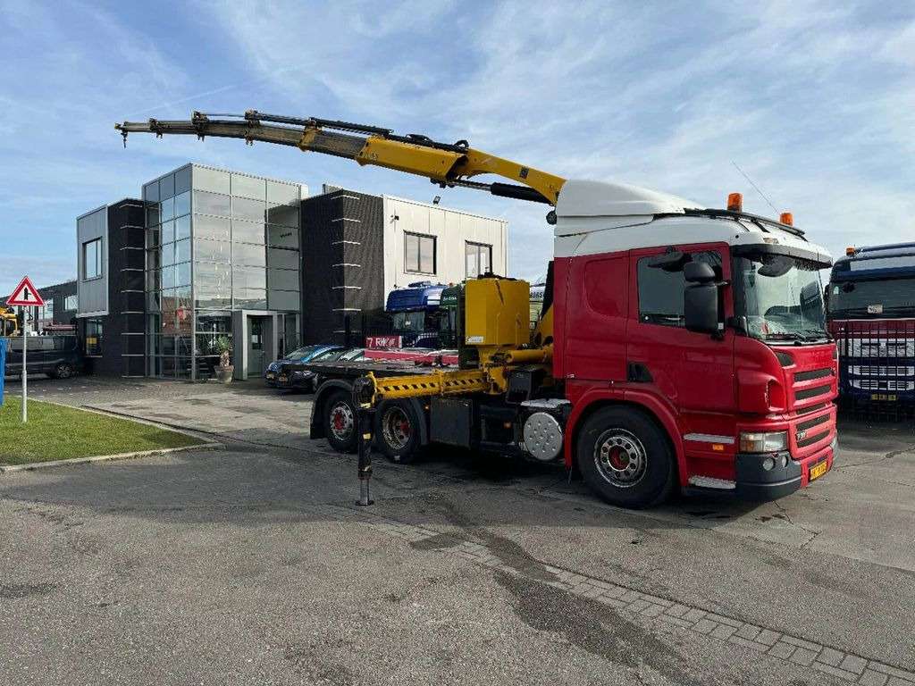 Scania P380 6X2 HIAB 288 + REMOTE CONTROL + PLATEAU - Crane truck, Dropside/ Flatbed truck: picture 2 Scania P380 6X2 HIAB 288 + REMOTE CONTROL + PLATEAU - Crane truck, Dropside/ Flatbed truck: picture 2