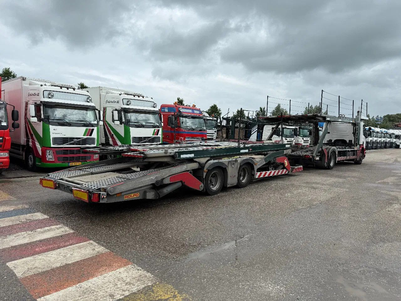 Autotransporter truck Scania P410 EURO 6 + ROLFO 2015 YEAR COMPLETE!: picture 9