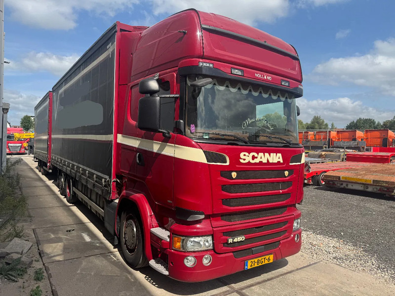 Scania R450 6X2 EURO6 + VAN ECK HANGER - Curtain side truck: picture 3 Scania R450 6X2 EURO6 + VAN ECK HANGER - Curtain side truck: picture 3