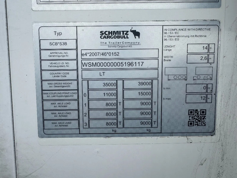 Refrigerator semi-trailer Schmitz Cargobull SCB*S3B + SLXi 300 THERMO KING D&E - DOPPELSTOCK: picture 12