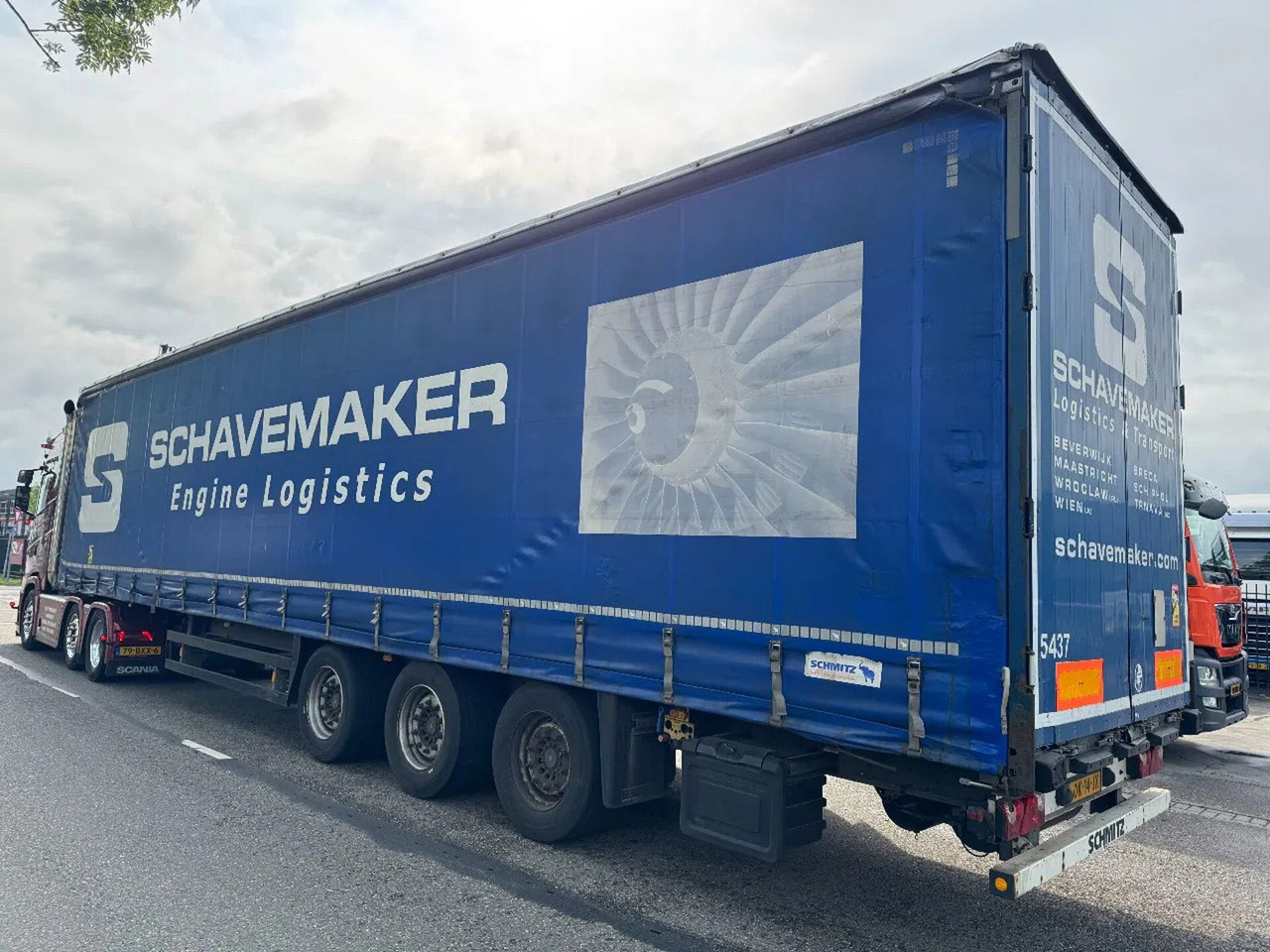 Schmitz Cargobull SCS 24/L - 3 AXLE SAF MEGA - Curtainsider semi-trailer: picture 5 Schmitz Cargobull SCS 24/L - 3 AXLE SAF MEGA - Curtainsider semi-trailer: picture 5