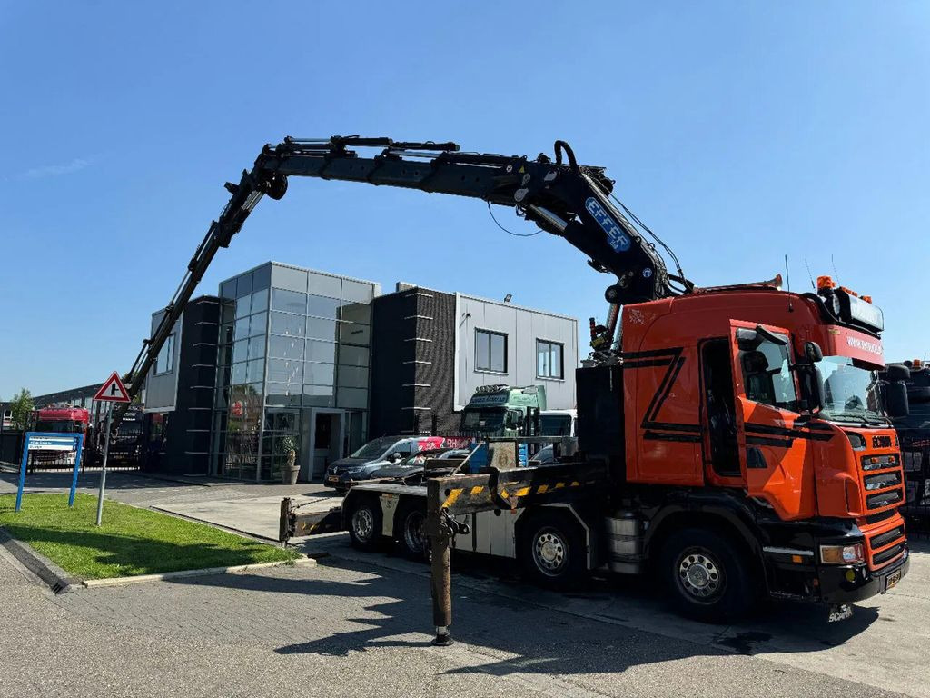 Scania R560 V8 8X2 + EFFER CRANE 1550 6S + FLYJIP 6XHYD - Tractor unit: picture 4 Scania R560 V8 8X2 + EFFER CRANE 1550 6S + FLYJIP 6XHYD - Tractor unit: picture 4