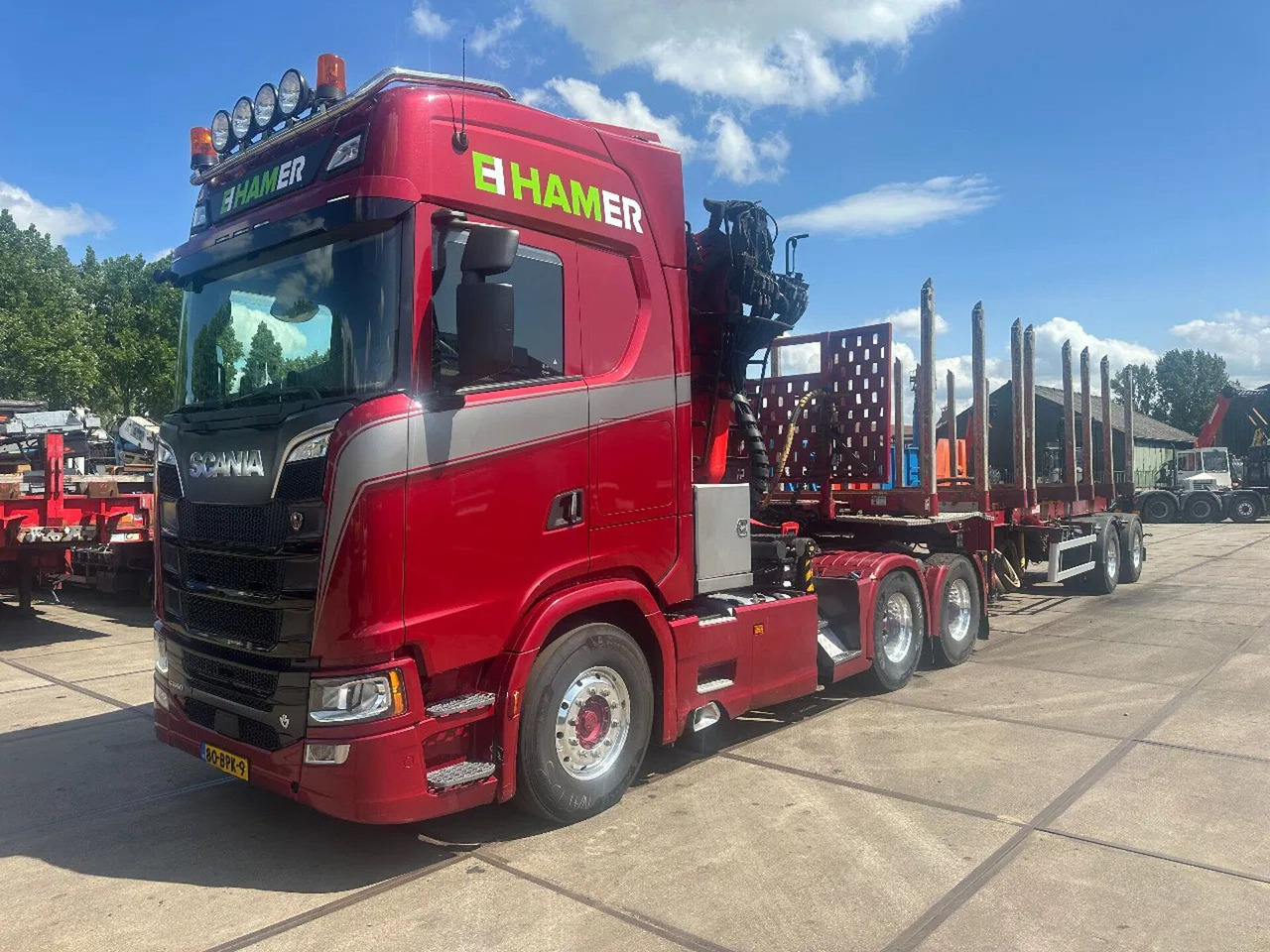 Scania S650 V8, EPSILON S290 Z 96. DOLL TRAILER 2 AXLE - Tractor unit: picture 4 Scania S650 V8, EPSILON S290 Z 96. DOLL TRAILER 2 AXLE - Tractor unit: picture 4