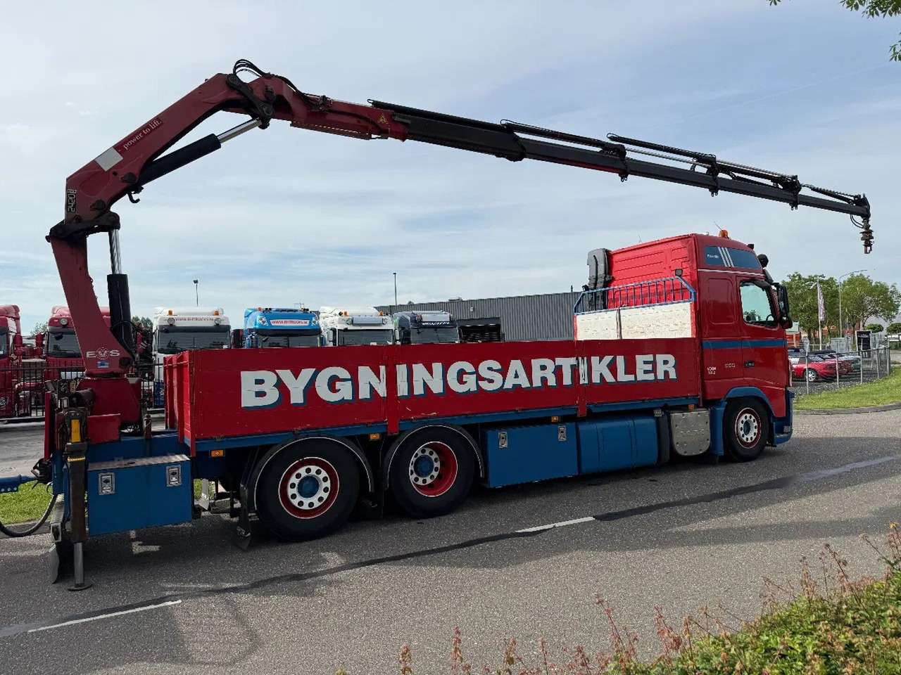 Volvo FH 600 - 6X2 - EURO 5 + HMF 2420 K5 + REMOTE - Dropside/ Flatbed truck, Crane truck: picture 3 Volvo FH 600 - 6X2 - EURO 5 + HMF 2420 K5 + REMOTE - Dropside/ Flatbed truck, Crane truck: picture 3