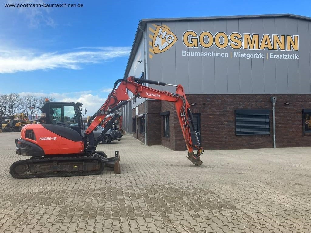 Kubota KX080-4a - Mini excavator: picture 2 Kubota KX080-4a - Mini excavator: picture 2
