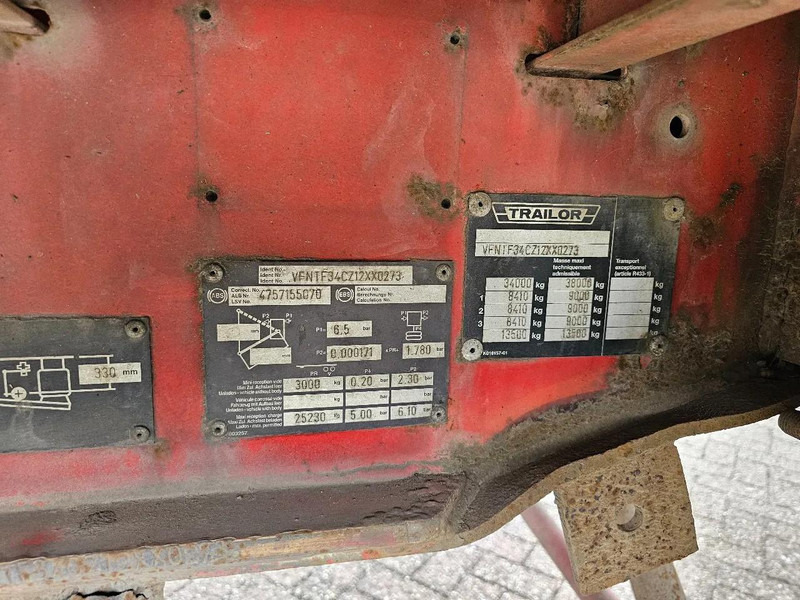 Dropside/ Flatbed semi-trailer General Trailer TX34CW: picture 9