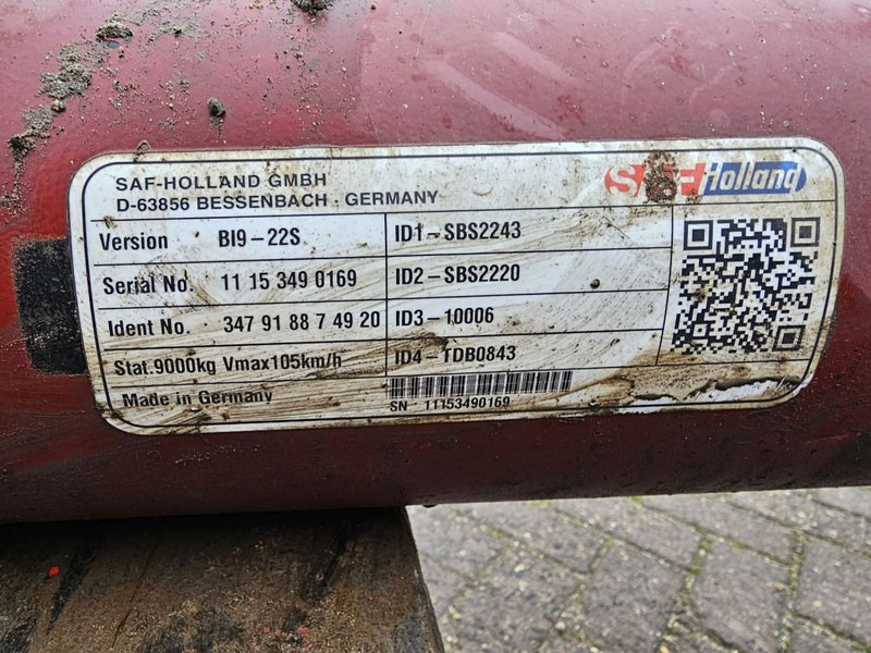 SAF BI9-22S / SBS2243 / SBS2220 / 10006 / TDB0843 - Axle and parts for Truck: picture 5 SAF BI9-22S / SBS2243 / SBS2220 / 10006 / TDB0843 - Axle and parts for Truck: picture 5