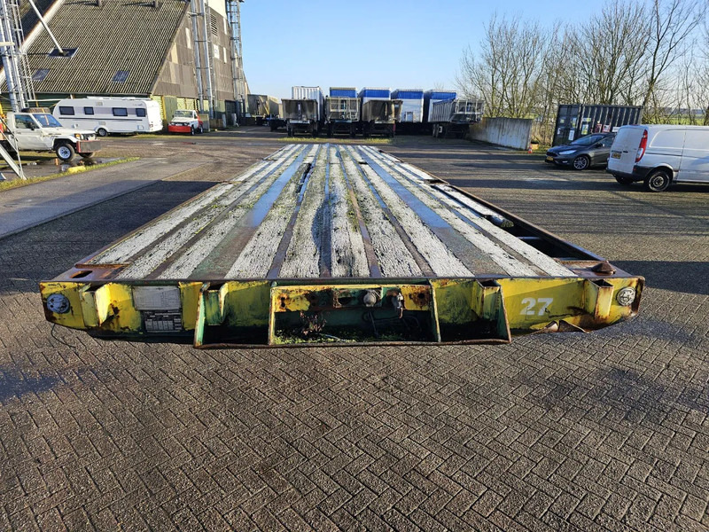 Van Hool BPW - DRUM - Twistlocks - Dropside/ Flatbed semi-trailer: picture 2 Van Hool BPW - DRUM - Twistlocks - Dropside/ Flatbed semi-trailer: picture 2
