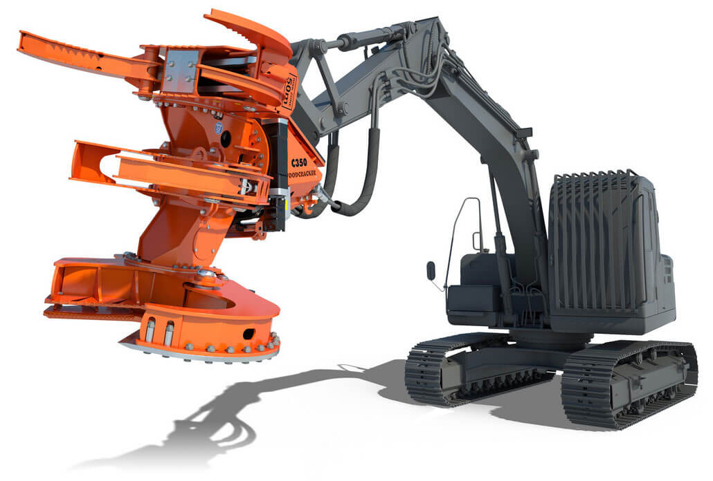 WESTTECH Woodcracker CL 350 - Attachment for Crawler excavator: picture 2 WESTTECH Woodcracker CL 350 - Attachment for Crawler excavator: picture 2