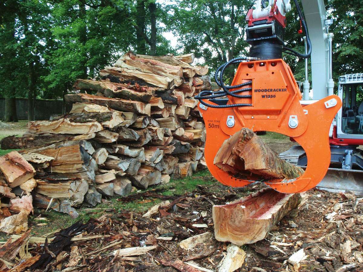 WESTTECH Woodcracker W 600 - Attachment for Mini excavator: picture 3 WESTTECH Woodcracker W 600 - Attachment for Mini excavator: picture 3