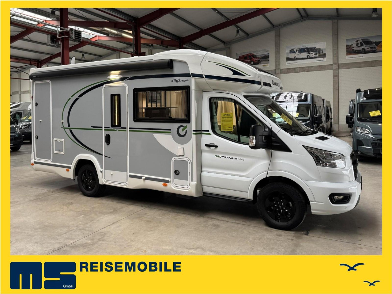 Chausson 660 TITANIUM / -2026 - / 165PS-8G. / XXL-HUBBETT - Semi-integrated motorhome: picture 1 Chausson 660 TITANIUM / -2026 - / 165PS-8G. / XXL-HUBBETT - Semi-integrated motorhome: picture 1
