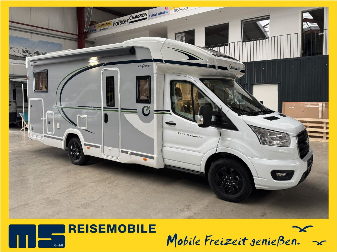 Chausson 797 TITANIUM / - 2026 - / 4.1T. / EINZELBETTEN - Semi-integrated motorhome: picture 1 Chausson 797 TITANIUM / - 2026 - / 4.1T. / EINZELBETTEN - Semi-integrated motorhome: picture 1